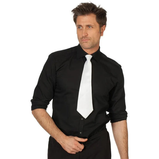 Cravate Blanche 45cm