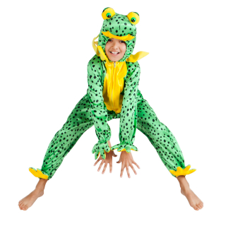 Costume enfant Grenouille peluche