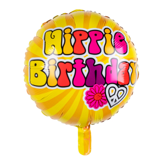 Ballon en aluminium 'Hippie Birthday'