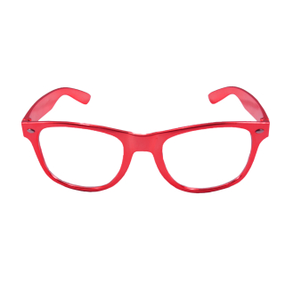 Lunettes Rouge Métallique