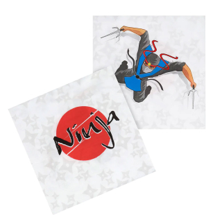 Serviettes en papier 'Ninja'