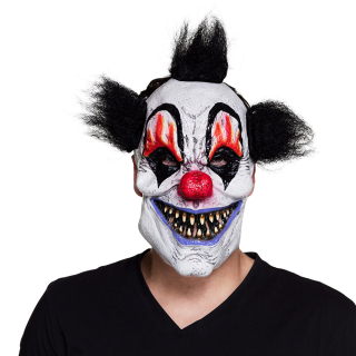 Masque visage latex Scary clown