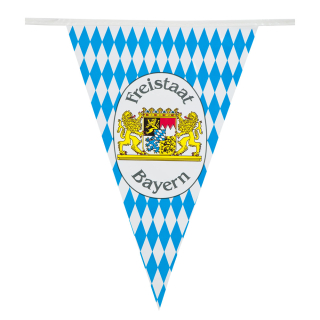 Guirlande de fanions PE 'Freistaat Bayern'