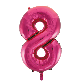 Foilballoon 34" no. 8 pink