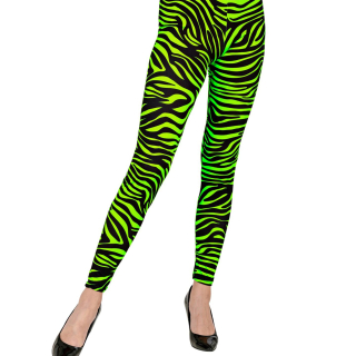 LEGGINGS DES ANNEES 80 ANIMALIER VERT"