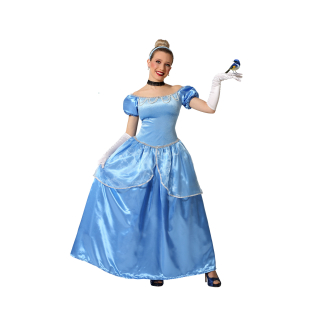 DÉGUISEMENT PRINCESSE BLEU XL