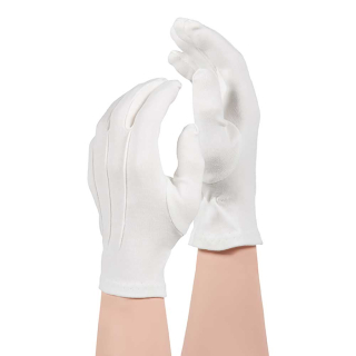 APOLLO PARTY GANTS EN COTON BLANC, XL