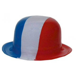 Chapeau melon tricolore France