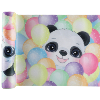 Chemin de table Panda Multicolore