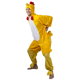 Costume adolescent Poulet peluche