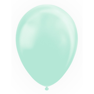25 Balloons 12" macaron mint