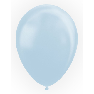 Ballon Bleu Clair - Effet Perle