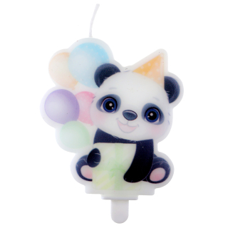 Bougie Panda Multicolore
