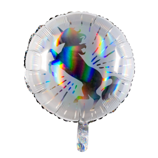 Ballon en aluminium Licorne