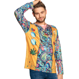 Chemise photoréaliste Hippie hunk