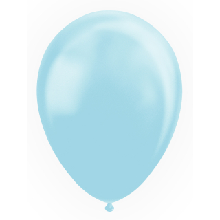 25 Balloons 12" macaron light blue