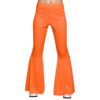 Pc. Pantalon flare orange (M stretch)