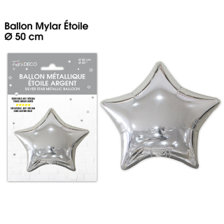 Ballon métallique Etoile