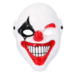 Masque visage Clown d'horreur