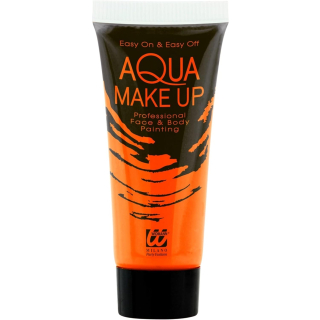 Maquillage Orange Fluo - Néon