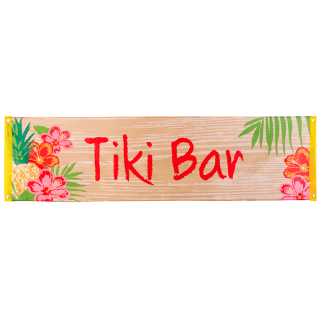 Bannière polyester 'Tiki Bar'