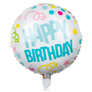 Ballon en aluminium 'HAPPY BIRTHDAY'