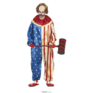 PATRIOT CLOWN, ADULTE, 48 - 50