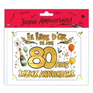 Livre d'or Anniversaire 80 Ans