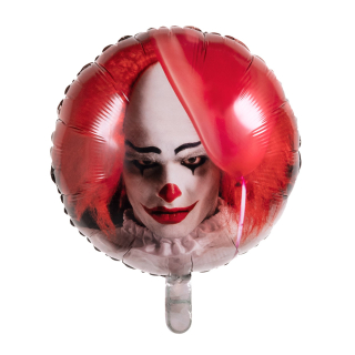 Ballon en aluminium Clown d'horreur