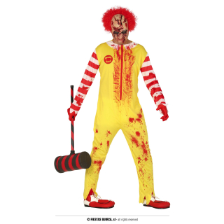 BURGER CLOWN ZOMBIE ADULTES TAILLE L 52-54