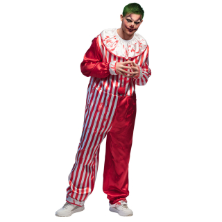 Pc. Costume adulte Killer clown (54/56)