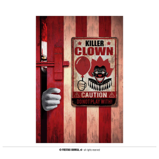 POSTER "CLOWN TUEUR" 24X36 CMS