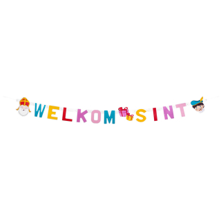 Guirlande lettre 'Welkom Sint'