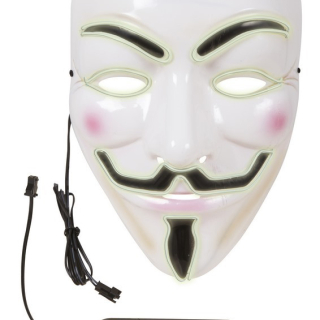 Masque lumineux LED Anonymous