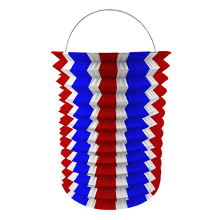 Lampion cylindrique tricolore