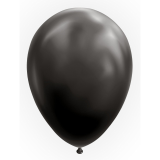 25 Balloons 12" black