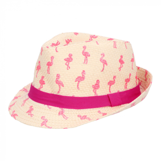 Pc. Chapeau flamants roses scintillants