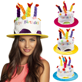 Chapeau Cream cake 'Happy Birthday'