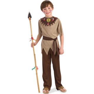 Costume de Guerrier Indien 3 pièces Taille Enfant S