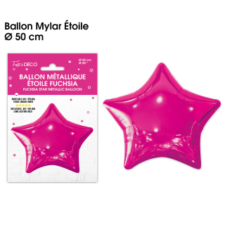 Ballon métallique Etoile