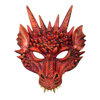 Demi-masque mousse Dragon du diable