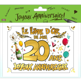 Livre d'or Anniversaire 20 Ans