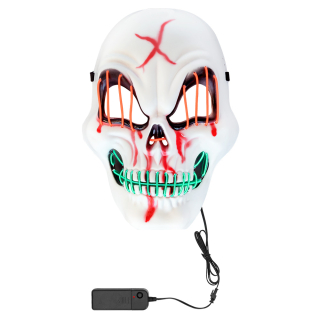 Masque LED Crâne Sanglant