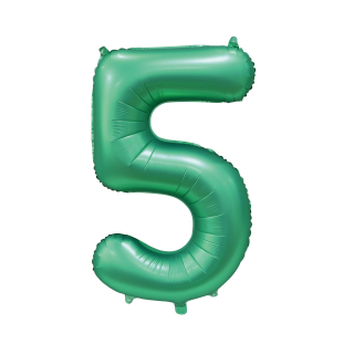 Foilballoon 34" no. 5 satin green