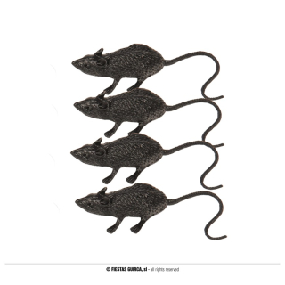 ASSORTIMENT 4 RATS DE 6 CM