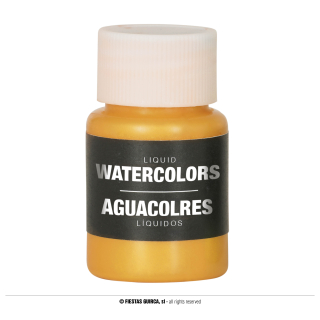 FLACON MAQUILLAGE À L'EAU DORÉ 28 ML.