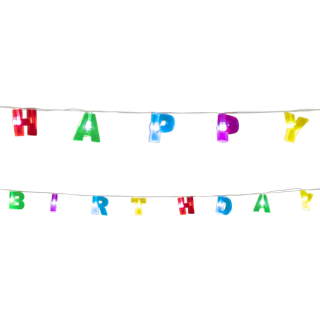 Guirlande lumineuse 'Happy Birthday'
