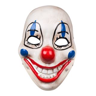 Masque visage PVC Scary clown