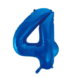 Foilballoon 34" no. 4 blue