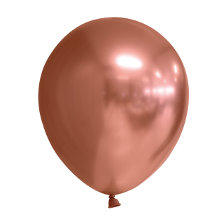 10 Mirror balloons 12" copper